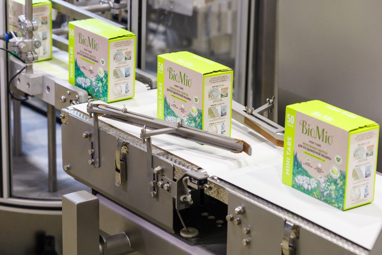 BioMio® переводит производство таблеток для посудомоечных машин на фабрику в Россию